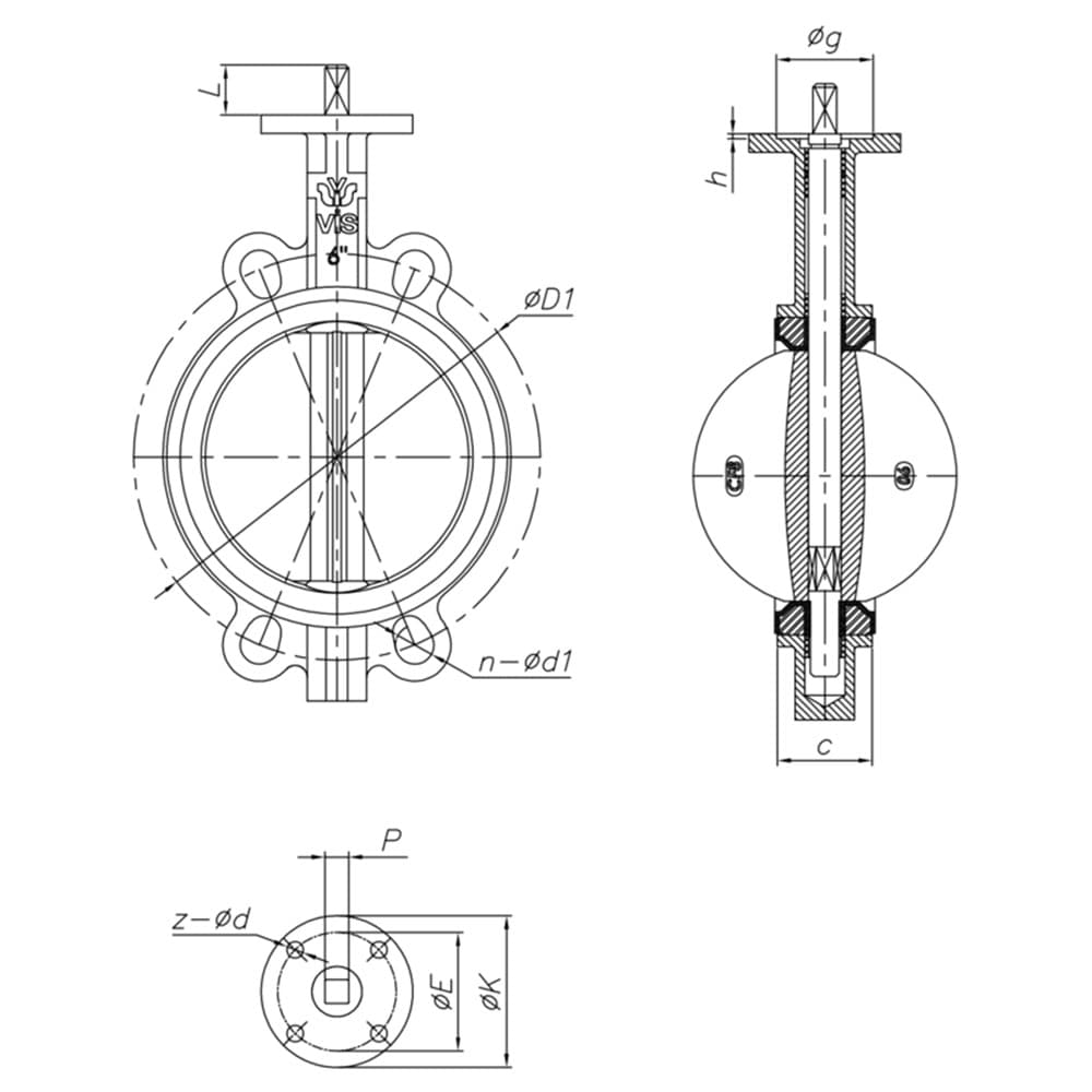 Wafer Type Butterfly Valve (2)