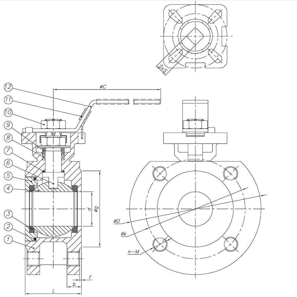 Monoblock Wafer Type Ball Valve (2)