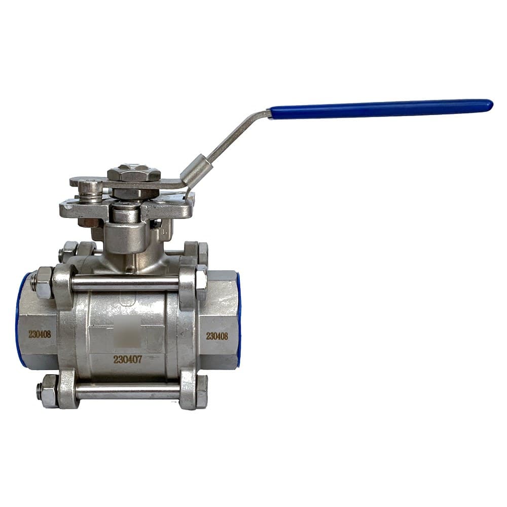 SS 3PC Ball Valve M3 - ISO 5211 - BSP