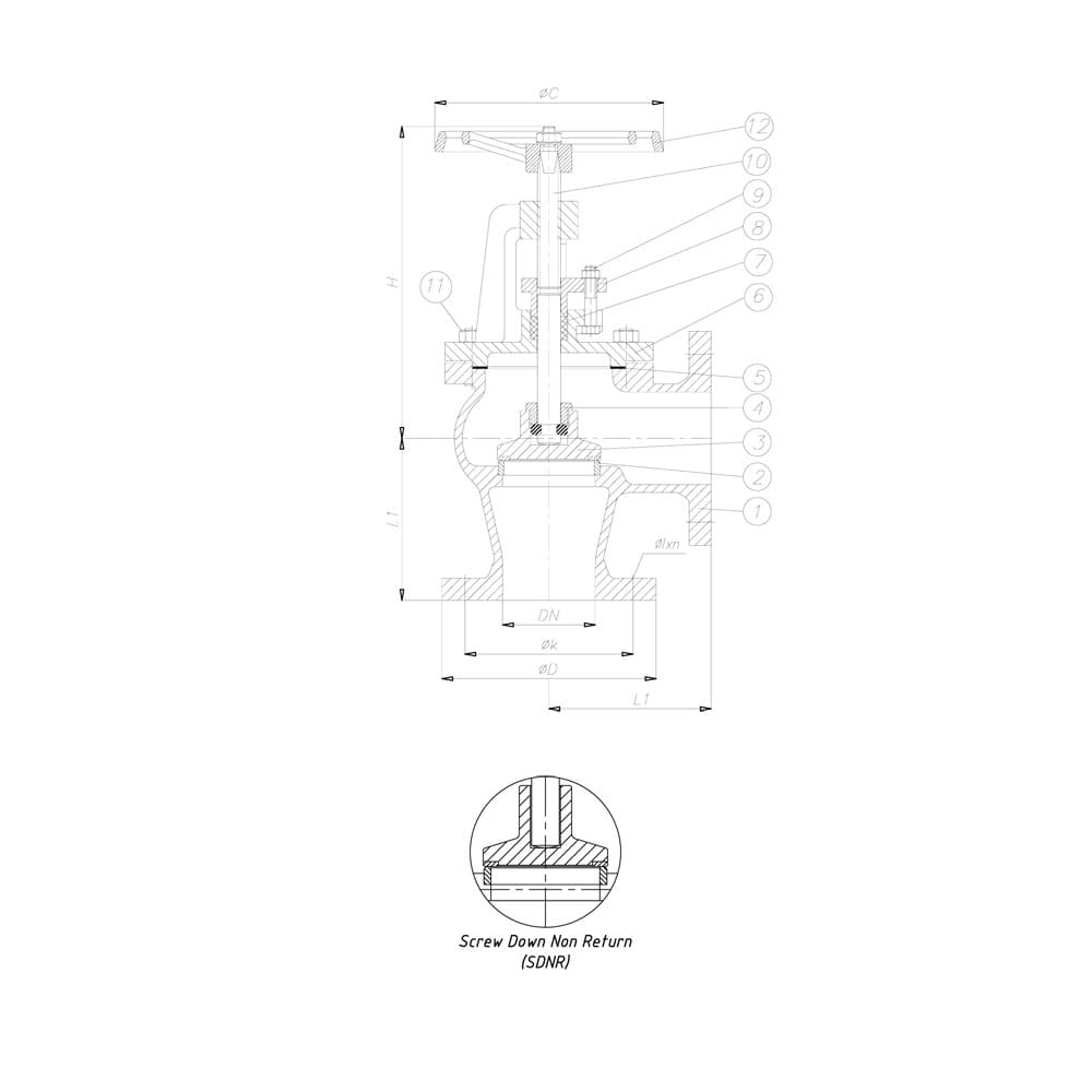 JIS 5K Angle Globe Valve (2)