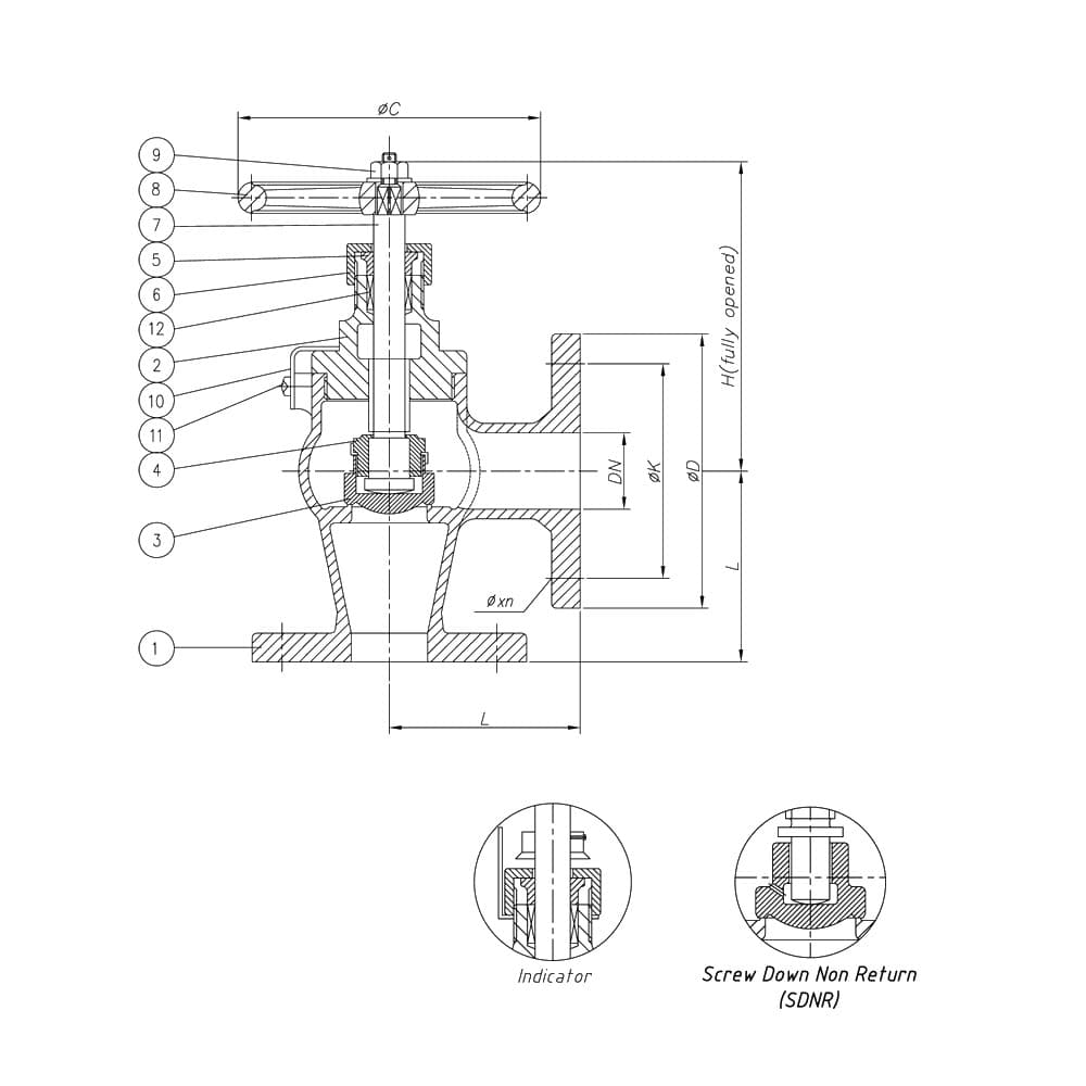 JIS Angle Globe Valve (2)