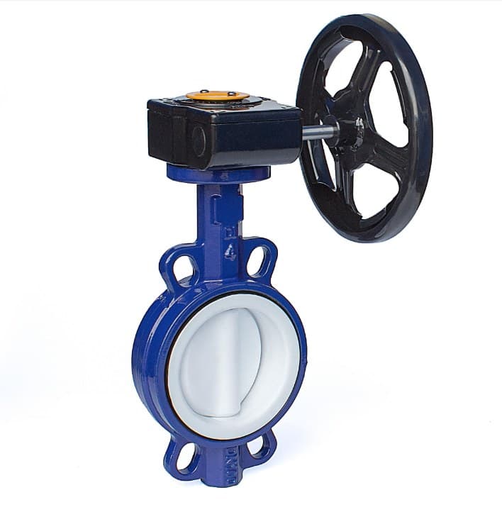 PTFE Lined Wafer Butterfly Valve