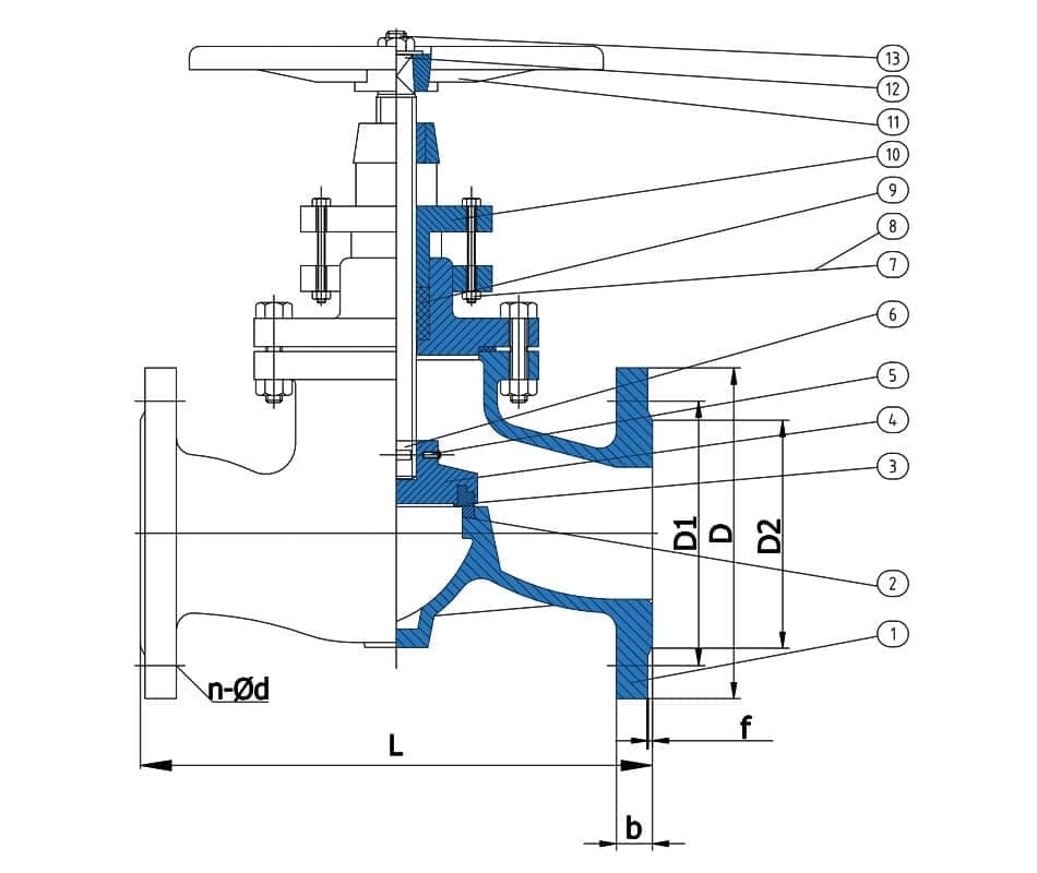 Globe Valve ANSI B16.10 (5)