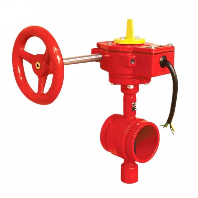 Grooved end butterfly valve (4)