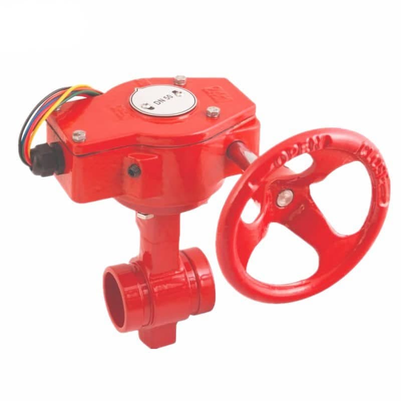Grooved end butterfly valve (5)