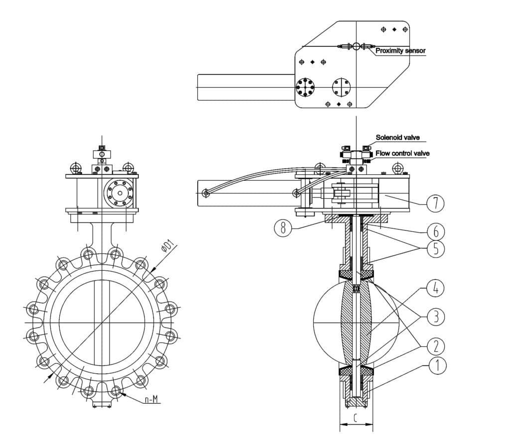 Hydraulic Lug Butterfly Valve (2)