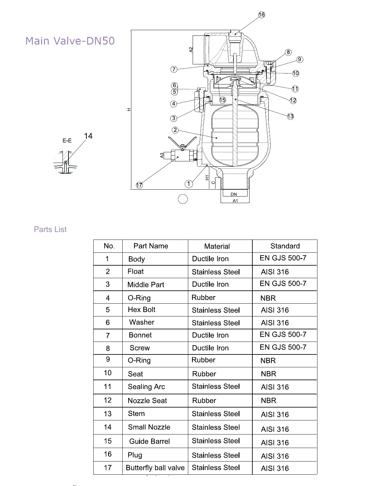 SKAS – Sewage Combination Air Release Valve (2)