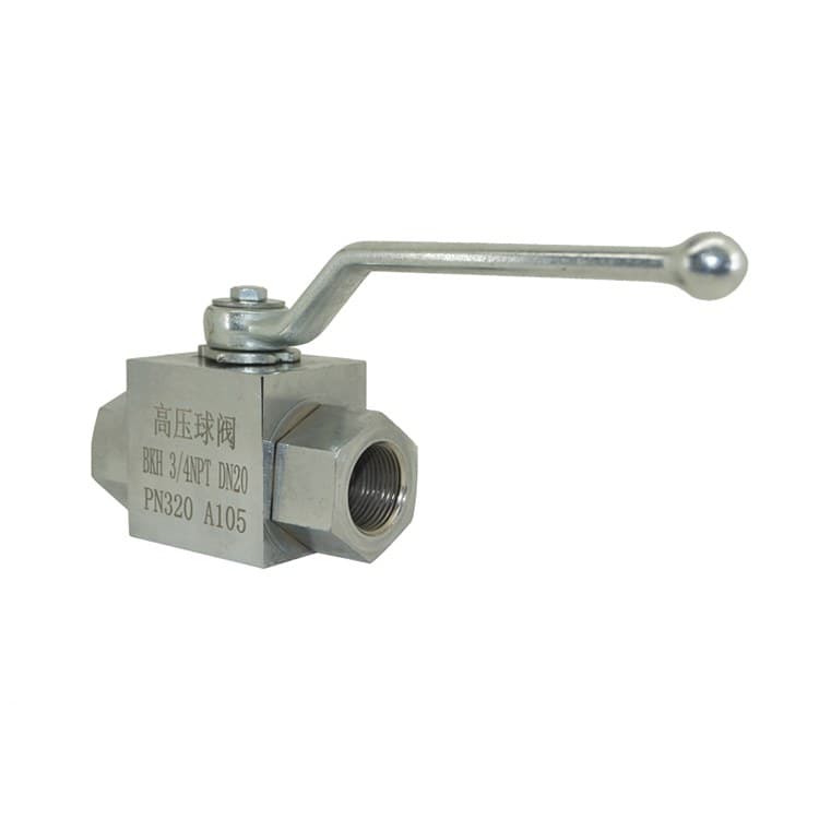 Female thread hydraulic ball valve