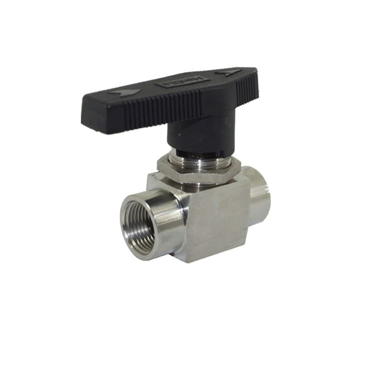 Female thread instrument ball valve