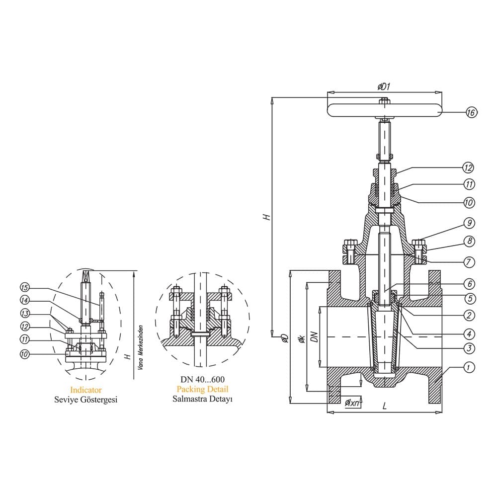 Gate Valve With Stuf. Box and Indicator (2)