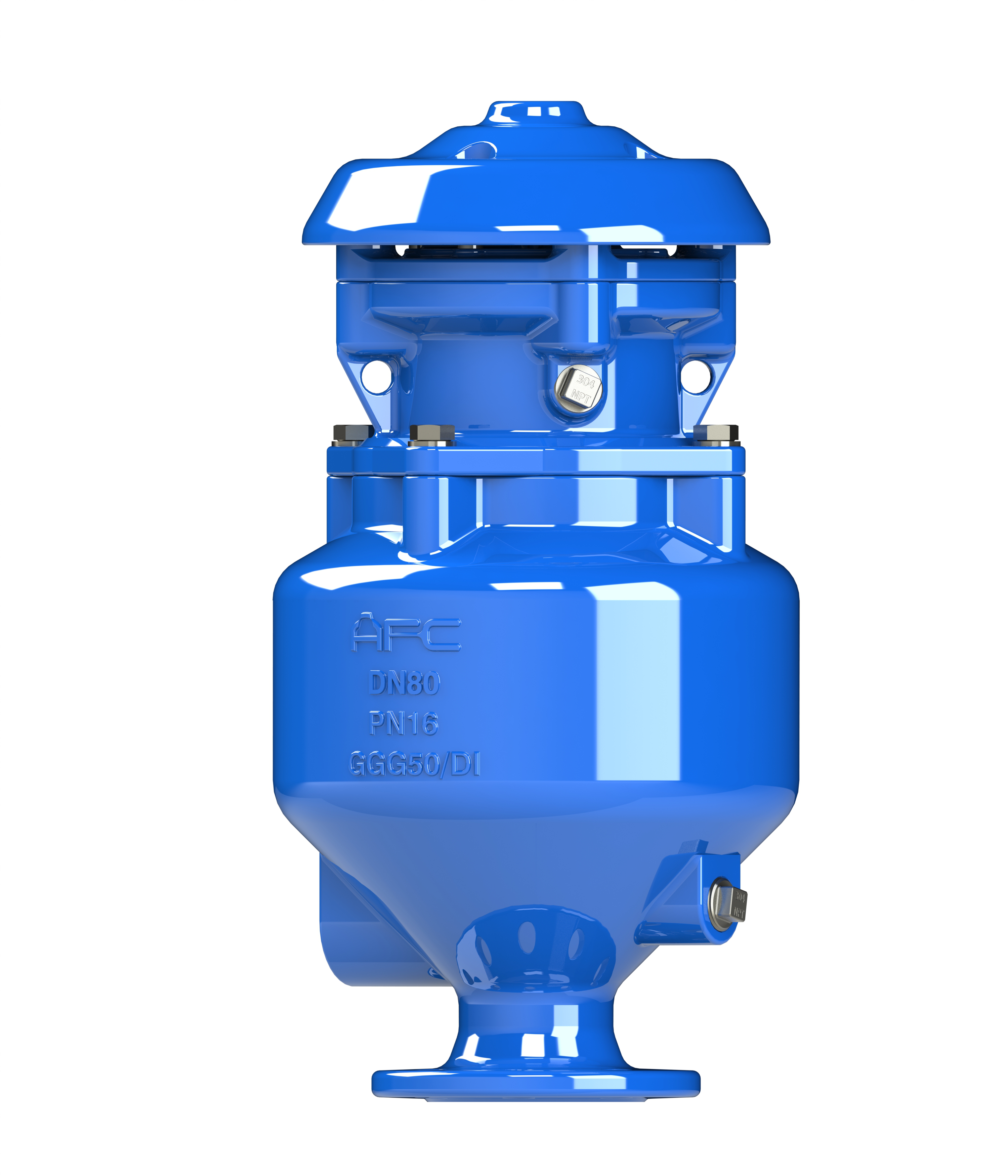SKAA - Anti-Shock Sewage Combination Air Release Valve drawing 1
