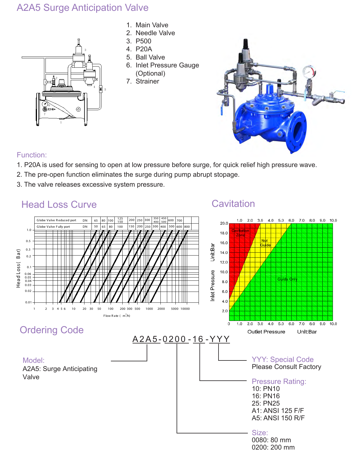 A2A5 Surge Anticipating Control Valve drawing 4