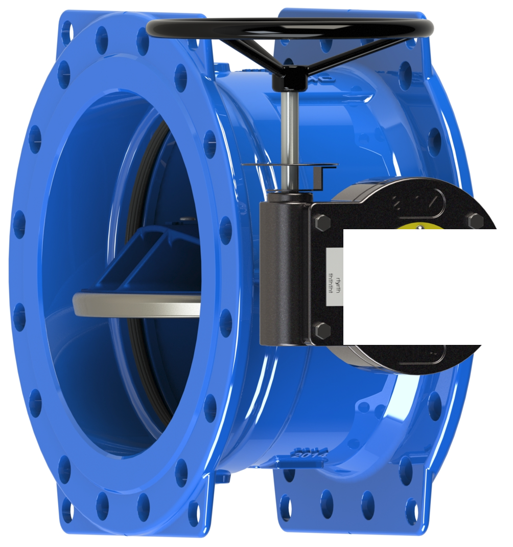 FBGD - Double Eccentric Flange Butterfly Valve drawing 1