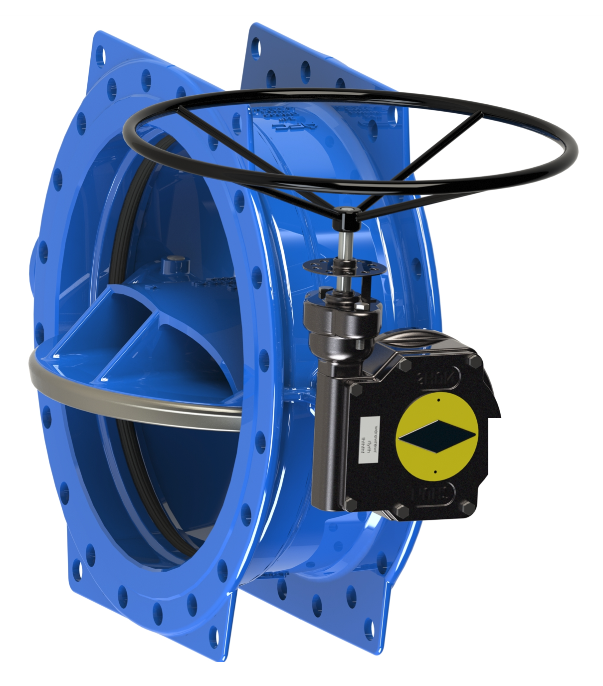 FBGD - Double Eccentric Flange Butterfly Valve drawing 2