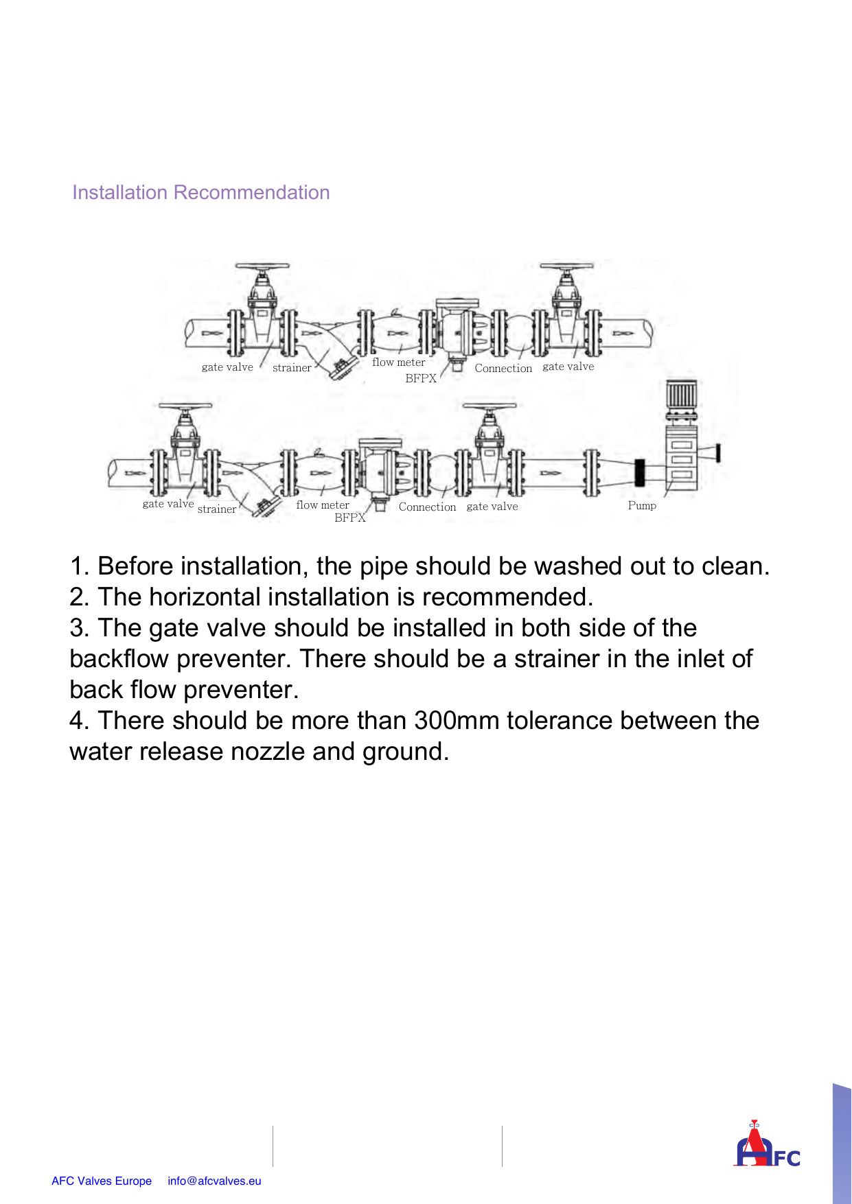 BFPX - Back Flow Preventer drawing 2